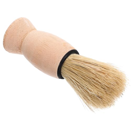 Ipetboom Beard Brush Für Männer Retro Bartbürste Friseur Nackenpinsel Zum Entfernen Von Haaren Nach Dem Schnitt Mit Sanften Borsten Für Angenehmes Gefühl Für Einsatz Im Barber Salon von Ipetboom