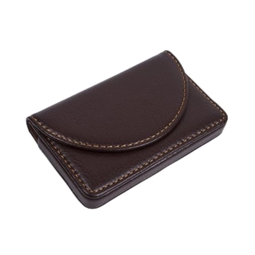 Ipetboom Visitenkartenetui Visitenkartenhalter Namensetui Businesshülle Leder Businesstasche Business Organizer Etui Halter Businessbuch Kaffee von Ipetboom