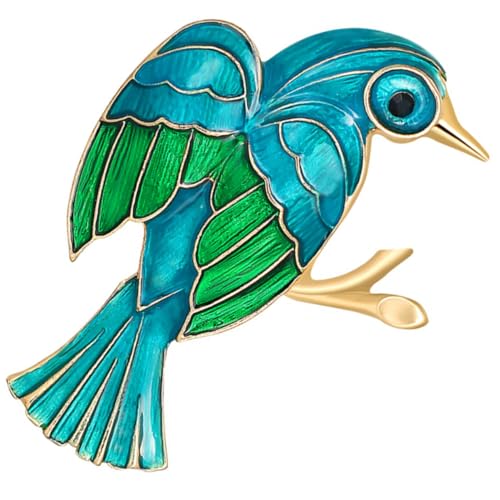 Ipetboom Vogelbrosche aus Langlebiger Modisches Accessoire für Damen Vielseitiger Anstecker für Kleidung Tasche Hut Schal für Alltag und Besondere Anlässe von Ipetboom