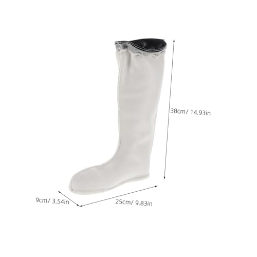 Ipetboom Warme Atmungsaktive Regenstiefel einlegesohlen mit Dickem Plüschfutter Schneefeste Winterstiefel einlagen für Damen und Herren Isolierende Hochgeschnittene Stiefel liner für von Ipetboom