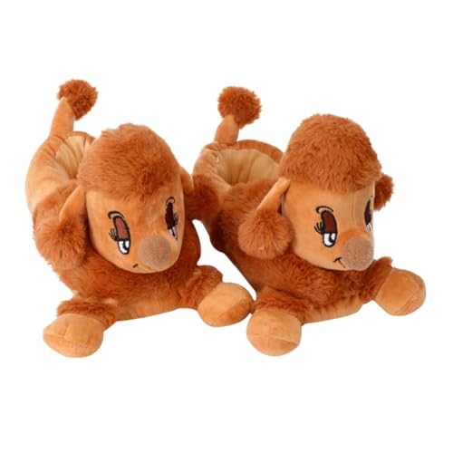 Ipetboom Warme Baumwoll Hausschuhe Unisex für Herbst und Winter Weiche Atmungsaktive Indoor Pantoffeln mit Niedlichem Cartoon Design Leicht und Komfortabel für Schlafzimmer und Wohnzimmer von Ipetboom