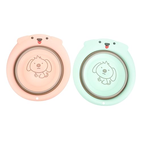 Ipetboom 2stücke Junge Mädchen Waschbecken Faltbares Waschbecken Für Junge Mädchen Tragbar Und Leicht Für Gesichtswäsche Und Camping Cartoon-design von Ipetboom