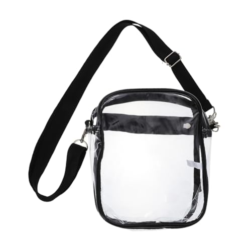 Ipetboom Wasserdichte Transparente Crossbody Tasche aus Robustem PVC Leichte Multifunktionale Umhängetasche mit Mittlerer Kapazität für Outdoor Sport Alltag als Handytasche und Geldbeutel von Ipetboom