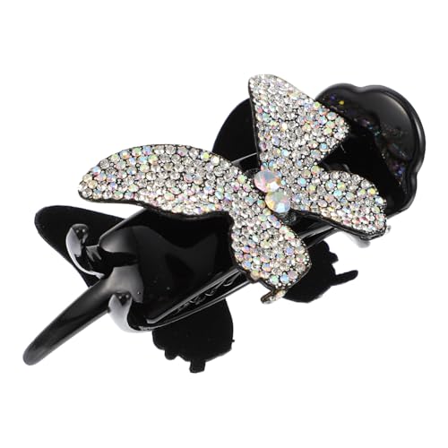 Ipetboom Wasserdichter Strass Haarklammer Clip für Mädchen Langlebiger Haarschmuck mit Sicherem Griff Multifunktionaler Haarclip für Hochzeit Party und Alltag Eleganter Haarklammergriff von Ipetboom