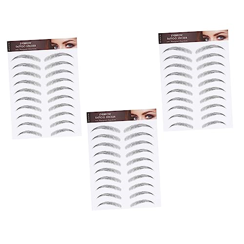 Ipetboom 3blätter Wasserdichte Augenbrauen Tattoos Imitation Augenbrauen Aufkleber Für Einfache Anwendung von Ipetboom