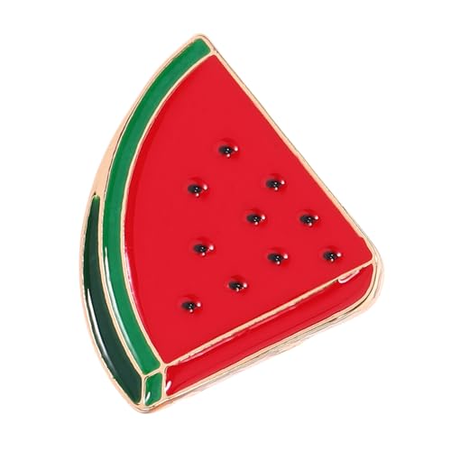 Ipetboom Wassermelonen-brosche Cartoon-obst-kleidungs-clip Retro-design Für Schal Cardigan Pullover Schalkragen Damen Herren von Ipetboom