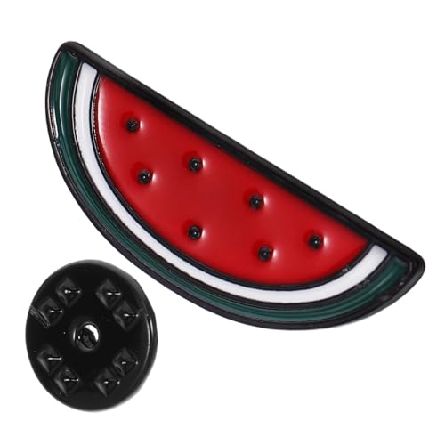 Ipetboom Wassermelonen brosche Damen Anstecknadel Lebendige Farben Verspieltes Design Modischer Kleidungsschmuck Leichtes Accessoire für Shirt Cardigan Kleider Ipetboom Wassermelonen brosche Damen Anstecknadel Lebendige Farben Verspieltes Design Modischer Kleidungsschmuck Leichtes Accessoire für Shirt Cardigan Kleider von Ipetboom