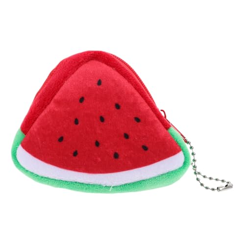 Ipetboom Wassermelonen-geldbörse Thema Geldbeutel Karikatur Rosa Oval Klare Geldbörse Mini Emaille Für Wassermelone Geldbörse Party Brieftasche Mit Münzfach Plüsch von Ipetboom