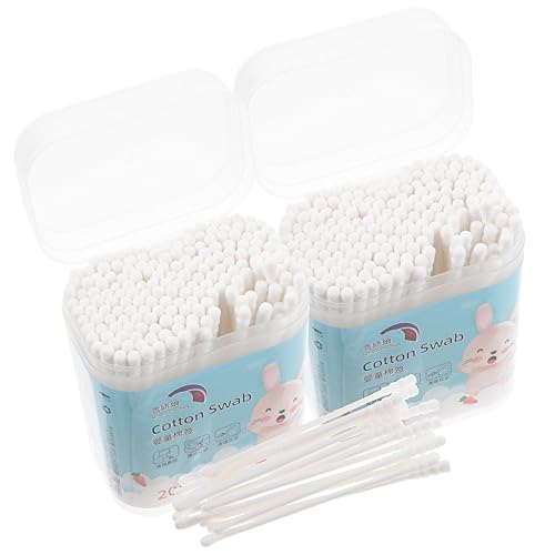 Ipetboom Wattestäbchen Aus 100% Runde Spiralspitze Für Sanfte Reinigung Von Ohren Und Nase Umweltfreundliche Und Sichere Anwendung Für Babys 2 Boxen Ipetboom Wattestäbchen Aus 100% Runde Spiralspitze Für Sanfte Reinigung Von Ohren Und Nase Umweltfreundliche Und Sichere Anwendung Für Babys 2 Boxen von Ipetboom