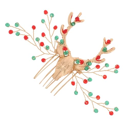 Ipetboom Rentier-geweih-haarspange Kunstkristallen Weihnachts-haarschmuck Für Frauen Und Mädchen Passt Zu Vielen Frisuren Für Feiertage Und Festlichkeiten von Ipetboom