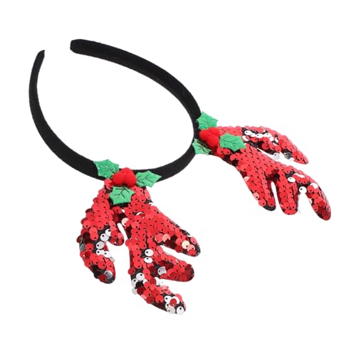 Ipetboom Geweih Stirnband Für Weihnachts-feiertage Rentiergeweih-kopfbedeckung Weihnachts-stirnbänder Für Erwachsene Und Teenager-mädchen Party-zubehör Mit Süßem Design von Ipetboom