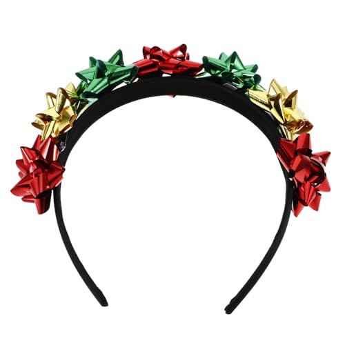 Ipetboom Weihnachtsstirnband Mit Blumenmotiven Haarbänder Für Frauen Und Mädchen Festtags-haarreifen Kunststoff Für Weihnachts-feiern Und Festliche Anlässe von Ipetboom