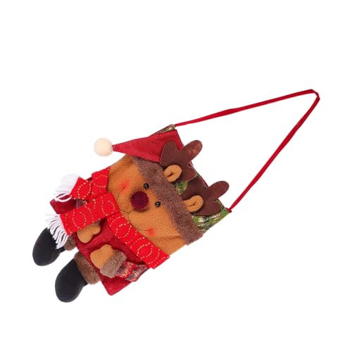Ipetboom Weihnachts Tasche Candy Pouch mit Trendige Kleine Umhängetasche für Süßigkeiten und Geschenke Stilvoller Crossbody Beutel für Weihnachtsfeier von Ipetboom