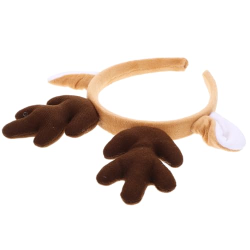 Ipetboom Weihnachtlicher Stirnband Mit Rentiergeweih Und Ohren Komfortabel Und Leicht Für Fest Und Winterveranstaltungen Für Erwachsene Und Langlebiges Material von Ipetboom