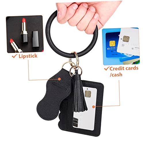 Ipetboom Wristlet Armreif mit Geldbörse Quaste Multifunktionale Kartenhalter für Damen Elegant Praktisch für Ausflüge Einkäufe Besondere Anlässe von Ipetboom