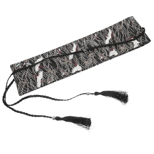 Ipetboom Yukata obi Damengürtel Taillengürtel Kimono-Kranichgürtel japanischer Kleidergürtel japanische Obi-Schärpe floraler Bindebund Boho-Kimono-Schärpe Hüftgurt Weberei Black von Ipetboom