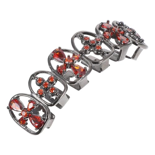 Ipetboom Zahnschmuck Vampir Zahngrills – Hip Hop Rapper Zahngrills – Halloween Kostümzubehör Für Männer Und Frauen – Halloween Cosplay Zubehör von Ipetboom