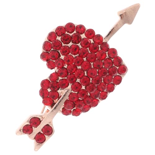 Ipetboom Zinklegierung Herz Brosche Anstecknadel Elegant Poliert Unisex Schmuck Valentinstag Kleider Accessoire Leicht Tragbar Für Männer Frauen Ipetboom Zinklegierung Herz Brosche Anstecknadel Elegant Poliert Unisex Schmuck Valentinstag Kleider Accessoire Leicht Tragbar Für Männer Frauen von Ipetboom