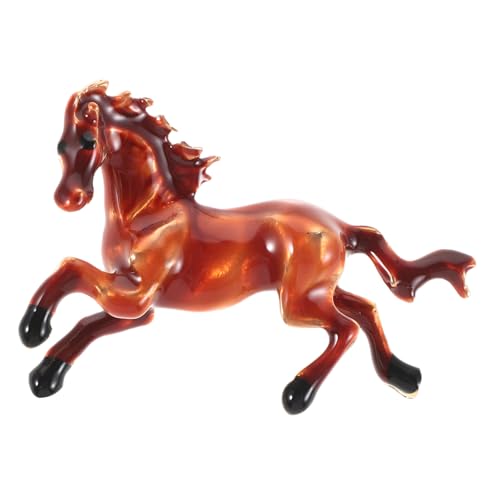 Ipetboom Zinklegierung Pferde-brosche Chinesisches Neujahr Schmuck Pferd Anstecknadel Damen Sicherheitsnadel Modische Tierbrosche Vielseitig für Kleidung und Accessoires von Ipetboom