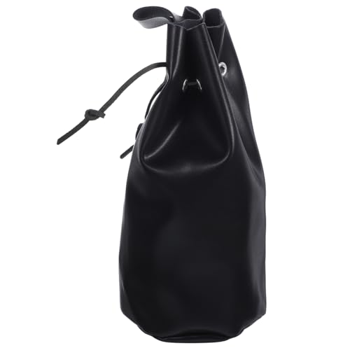 Ipetboom dekorative Cosplay-Tasche Geldbörsen tragbar Geldbeutel Taschen für Partygeschenk dekorative Geldbörse Bauchtasche Piraten-Geldbörse Renaissance-Geldbörse Pu Black von Ipetboom