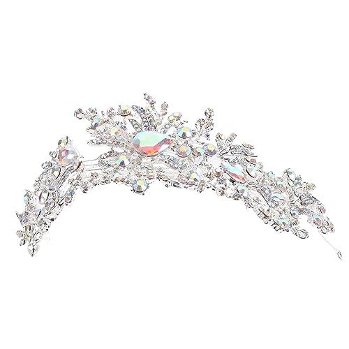 Ipetboom Strass-haarnadel Haarschmuck Für Die Hochzeit Strassclips Für Das Haar Haarschmuck Für Mädchen Dekorative Haarkämme Strass-clips Für Haare Tiara Kamm Mode Braut Strasssteine von Ipetboom