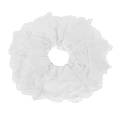 Ipetboom Luxuriöses Haargummi Mit Doppelter Spitze Im Französischen Stil Hohles Haargummi Für Frauen Dehnbarer Pferdeschwanzhalter Haar-accessoires Für Mädchen von Ipetboom