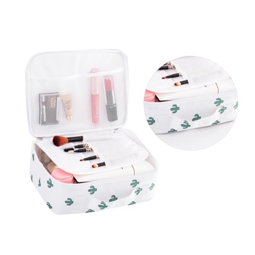 Ipetboom Tragbarer Make-up-Koffer schminktasche Make-up-Taschen Makeup Tasche Damen Kosmetiktasche verdicken Make-up-Box heimisches Regal Fräulein von Ipetboom