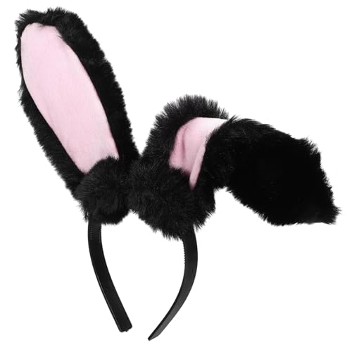 Ipetboom Ohr Kopfschmuck Haar Spange für Cosplay Geburtstag Party Stirnband Bunny Ohr Headwear Ostern Stirnband von Ipetboom