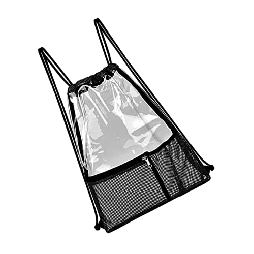 Ipetboom wasserdichte Durchsichtige Rucksack Mit Kordelzug Sporttasche Aus Sicherem Und Langlebigem Material Transparente Reisebedarf Für Kosmetika Und Reinigungsmittel von Ipetboom