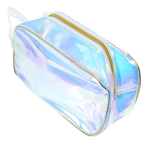 Ipetboom wasserdichte Kosmetiktasche TPU Material Große Kapazität Makeup Handtasche mit Reißverschluss für Damen Reise Camping Alltag Ipetboom wasserdichte Kosmetiktasche TPU Material Große Kapazität Makeup Handtasche mit Reißverschluss für Damen Reise Camping Alltag von Ipetboom