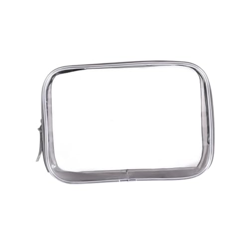 Ipetboom wasserdichte PVC Kosmetiktasche Transparent mit Reißverschluss Erweiterbare Zahnpastatasche Reise Kulturbeutel für Damen Herren Vielseitige Aufbewahrungstasche für Make Up und von Ipetboom