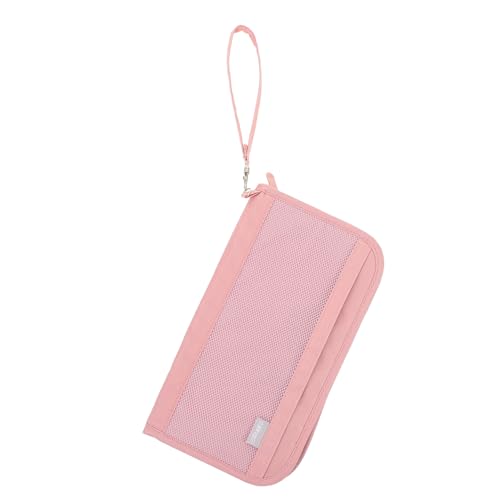 Ipetboom wasserdichte RFID Schutzhülle Reisepass Organizer aus Oxford Multifunktionale Travel Document Pouch mit Schnellzugriff Leichtes Kompaktes Id und Boardingkartenetui für Damen und von Ipetboom