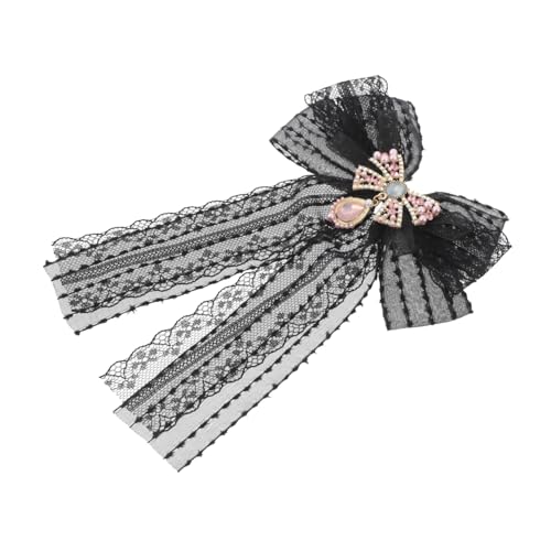 Ipetboom Schleifenbrosche Aus Spitze Für Damen Minimalistischer Damenfliegen-stil Brosche Mit Schleifenform Marineblaue Damenfliege Anstecknadel Für Kleidung Vielseitiges Accessoire Für von Ipetboom