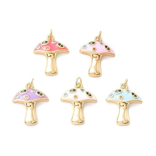 Ipotkitt Jewellery Making Charms Assorted Cubia Zirconia Charms Anhänger für DIY Halskette Armband Ohrring Bastelbedarf, Kein Edelstein von Ipotkitt