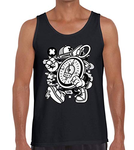 Cartoon Style Stopwatch Sprint Sport Timer Herren Tank T-Shirt Large Cartoon Style Stopwatch Sprint Sport Timer Herren Tank T-Shirt Large von Iprints