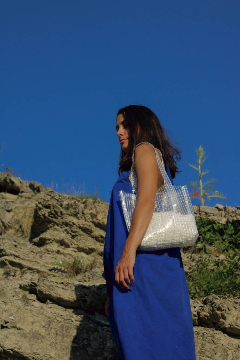 Moderne Poly Tasche, Elegante Transparente Geldbörse, Tote, Klare Sommertasche, Durchsichtige Schultertasche, Stadttasche, Durchsichtig Tasche von IraBagsStore
