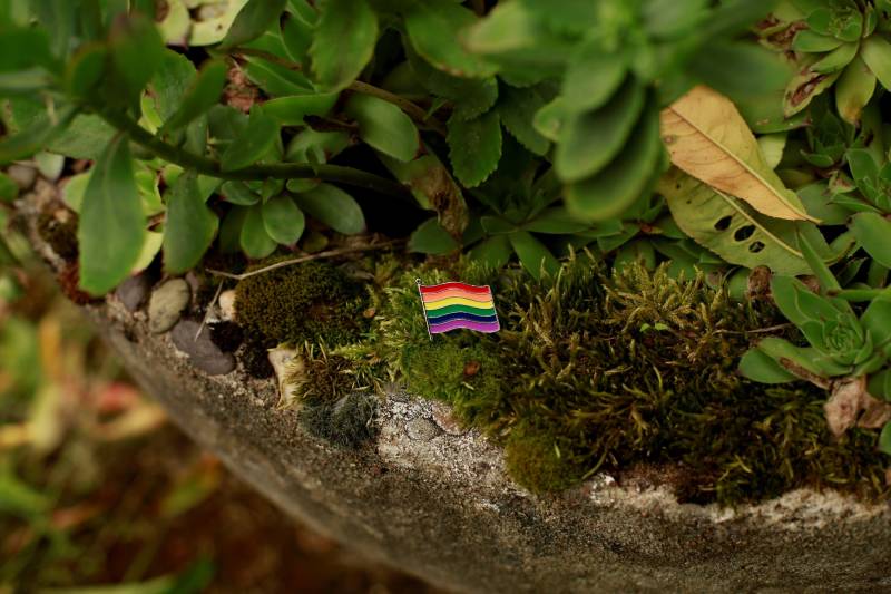 Pin Regenbogenflagge L Pride Flag Brosche Accessoire Pride Csd Anstecknadel Love Is Queer von IraBeiNachtundNebel
