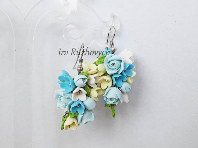 Blumen Ohrringe Blumen Ohrringe von IraRuzhovych