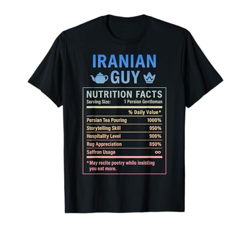 Iranian Guy Stolze Männer und Jungen mit iranischen Wurzeln T-Shirt Iranian Guy Stolze Männer und Jungen mit iranischen Wurzeln T-Shirt von Iranian Culture Gifts for Iranian Men