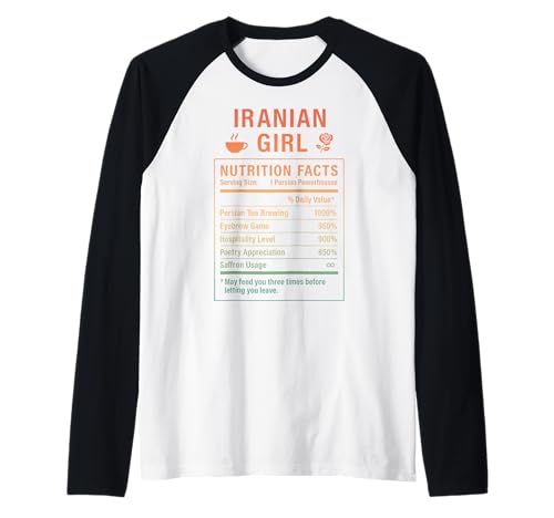Iranisches Mädchen Frauen Mädchen mit iranischen Wurzeln Raglan Iranisches Mädchen Frauen Mädchen mit iranischen Wurzeln Raglan von Iranian Culture Gifts for Iranian Women