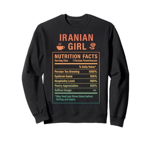 Iranisches Mädchen Frauen Mädchen mit iranischen Wurzeln Sweatshirt Iranisches Mädchen Frauen Mädchen mit iranischen Wurzeln Sweatshirt von Iranian Culture Gifts for Iranian Women