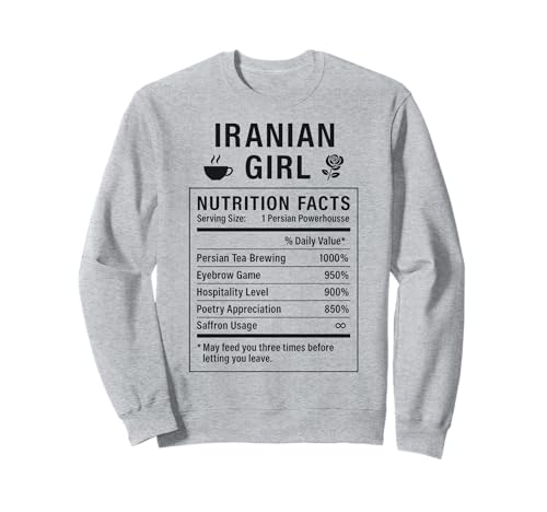 Iranisches Mädchen Frauen Mädchen mit iranischen Wurzeln Sweatshirt Iranisches Mädchen Frauen Mädchen mit iranischen Wurzeln Sweatshirt von Iranian Culture Gifts for Iranian Women