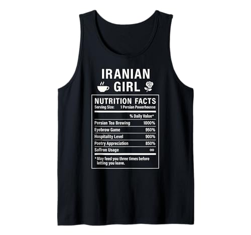 Iranisches Mädchen Frauen Mädchen mit iranischen Wurzeln Tank Top Iranisches Mädchen Frauen Mädchen mit iranischen Wurzeln Tank Top von Iranian Culture Gifts for Iranian Women