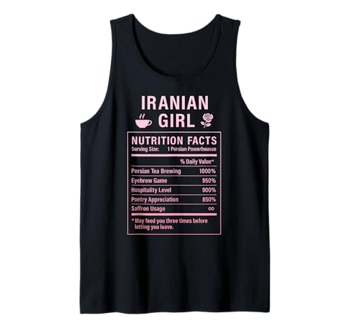 Iranisches Mädchen Frauen Mädchen mit iranischen Wurzeln Tank Top Iranisches Mädchen Frauen Mädchen mit iranischen Wurzeln Tank Top von Iranian Culture Gifts for Iranian Women