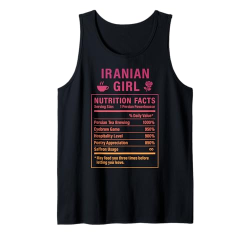 Iranisches Mädchen Frauen Mädchen mit iranischen Wurzeln Tank Top Iranisches Mädchen Frauen Mädchen mit iranischen Wurzeln Tank Top von Iranian Culture Gifts for Iranian Women