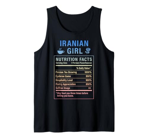 Iranisches Mädchen Frauen Mädchen mit iranischen Wurzeln Tank Top Iranisches Mädchen Frauen Mädchen mit iranischen Wurzeln Tank Top von Iranian Culture Gifts for Iranian Women