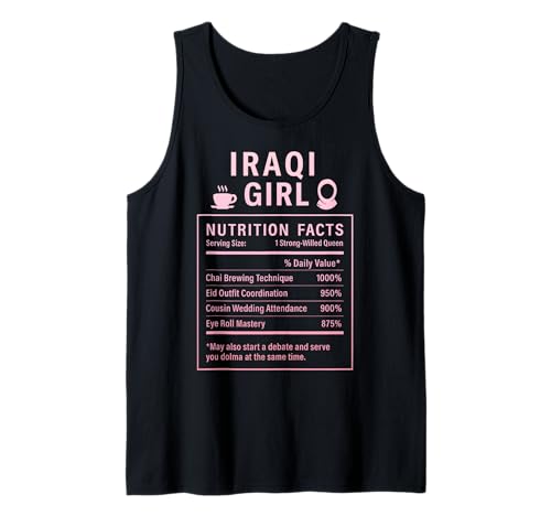 Irakisches Mädchen für stolze Frauen und Mädchen Irakische Wurzeln Tank Top von Iraqi Culture Gifts for Iraqi Girls Women