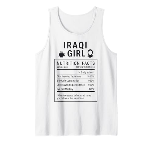 Irakisches Mädchen für stolze Frauen und Mädchen Irakische Wurzeln Tank Top von Iraqi Culture Gifts for Iraqi Girls Women