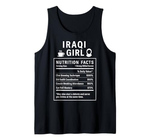Irakisches Mädchen für stolze Frauen und Mädchen Irakische Wurzeln Tank Top von Iraqi Culture Gifts for Iraqi Girls Women