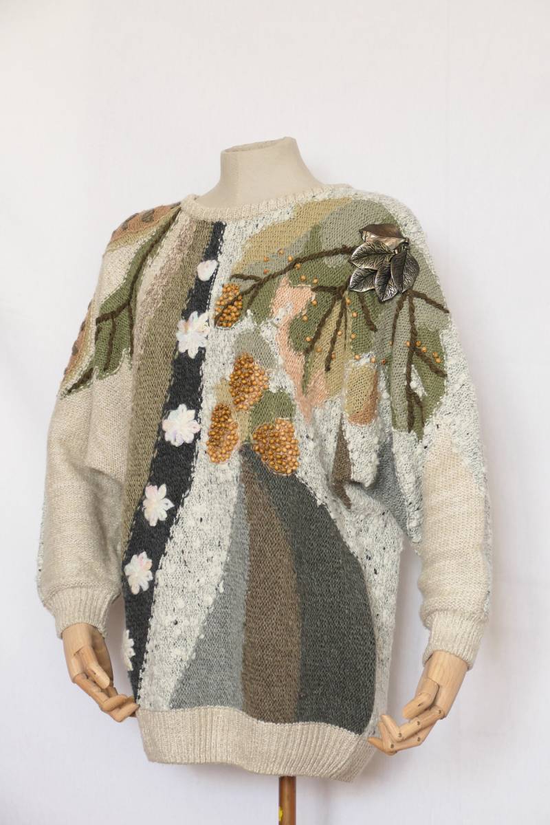 True Vintage Strickpullover Gr. L Linea Novo Club Wolle von IrbisDE